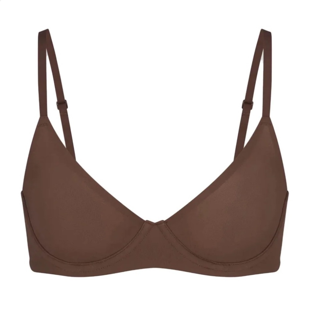 SKIMS FITS EVERYBODY PUSH-UP DEMI BRA | COCOA/ 36D